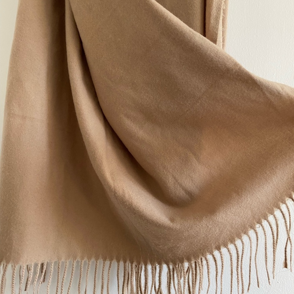 Camel/Tan wool scarf